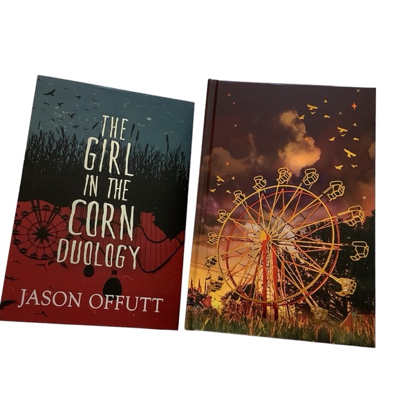 Jason Offutt The Girl In The Corn Duology Hardcover Signed Sprayed Edges New - Picture 1 of 13